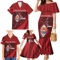 French Polynesia Is In My DNA Family Matching Mermaid Dress and Hawaiian Shirt DT05 - Polynesian Pride