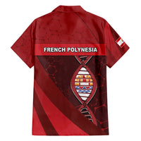 French Polynesia Is In My DNA Family Matching Off Shoulder Maxi Dress and Hawaiian Shirt - Polynesian Pride
