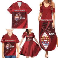 French Polynesia Is In My DNA Family Matching Summer Maxi Dress and Hawaiian Shirt DT05 - Polynesian Pride