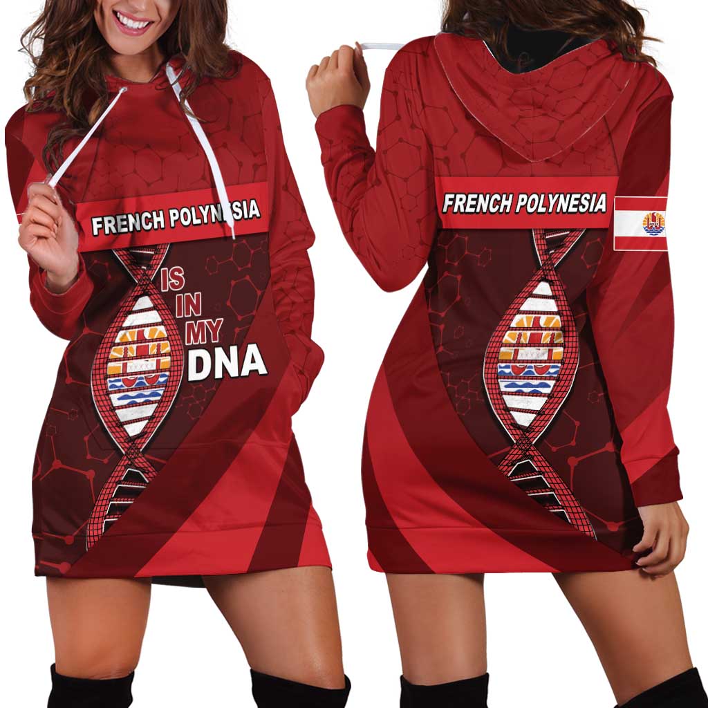 French Polynesia Is In My DNA Hoodie Dress - Polynesian Pride