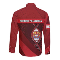 French Polynesia Is In My DNA Long Sleeve Button Shirt DT05 - Polynesian Pride