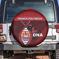 French Polynesia Is In My DNA Spare Tire Cover DT05 Red - Polynesian Pride