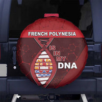 French Polynesia Is In My DNA Spare Tire Cover DT05 No hole Red - Polynesian Pride