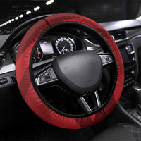 French Polynesia Is In My DNA Steering Wheel Cover DT05 Universal Fit Red - Polynesian Pride