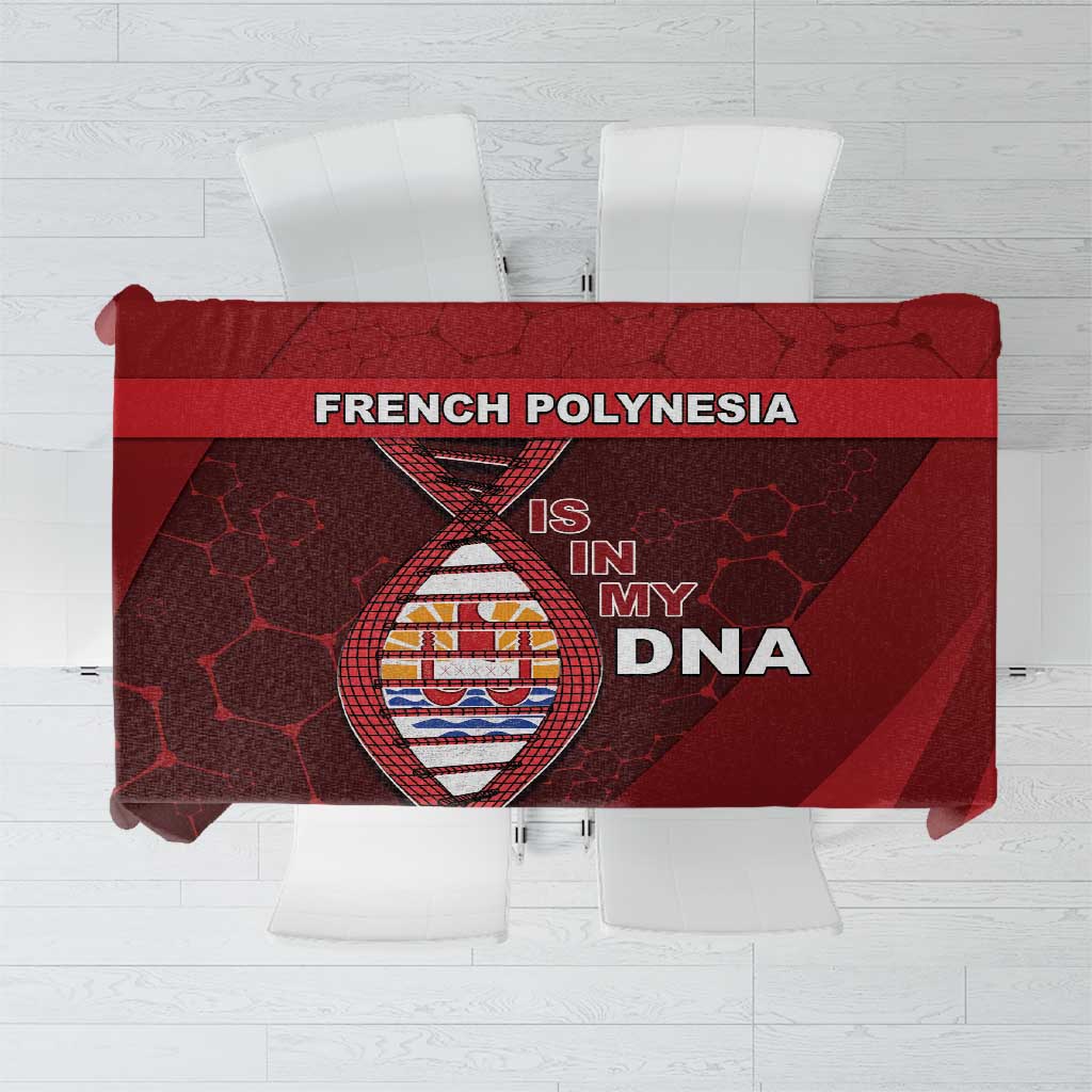 French Polynesia Is In My DNA Tablecloth DT05 Red - Polynesian Pride