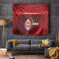 French Polynesia Is In My DNA Tapestry DT05 Red - Polynesian Pride