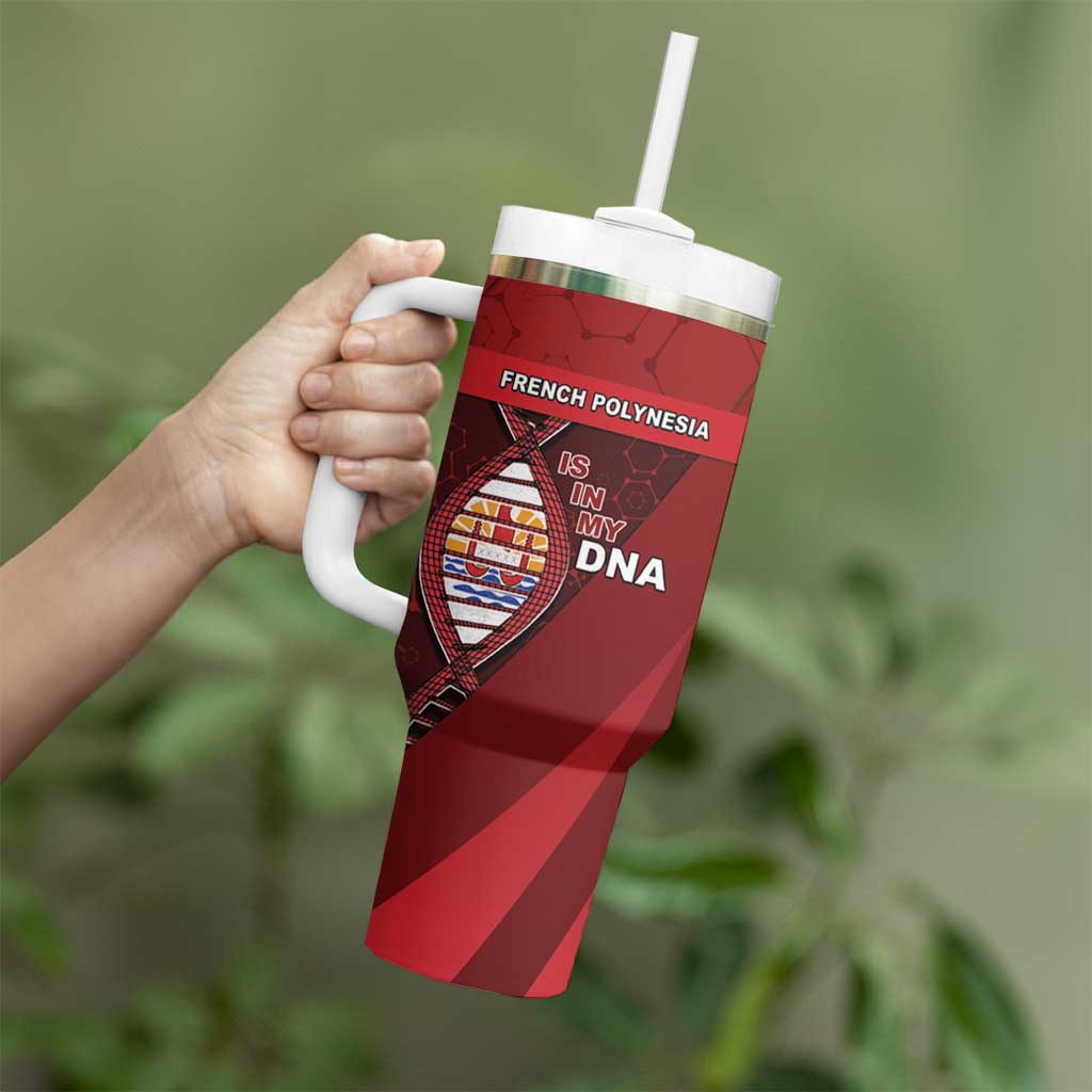 French Polynesia Is In My DNA Tumbler With Handle DT05 - Polynesian Pride