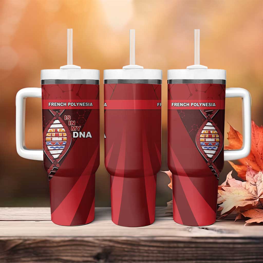 French Polynesia Is In My DNA Tumbler With Handle DT05 - Polynesian Pride