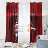 French Polynesia Is In My DNA Window Curtain DT05 - Polynesian Pride