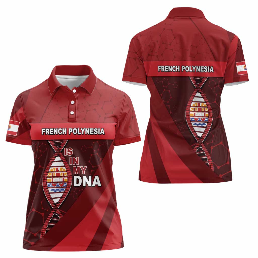 French Polynesia Is In My DNA Women Polo Shirt - Polynesian Pride