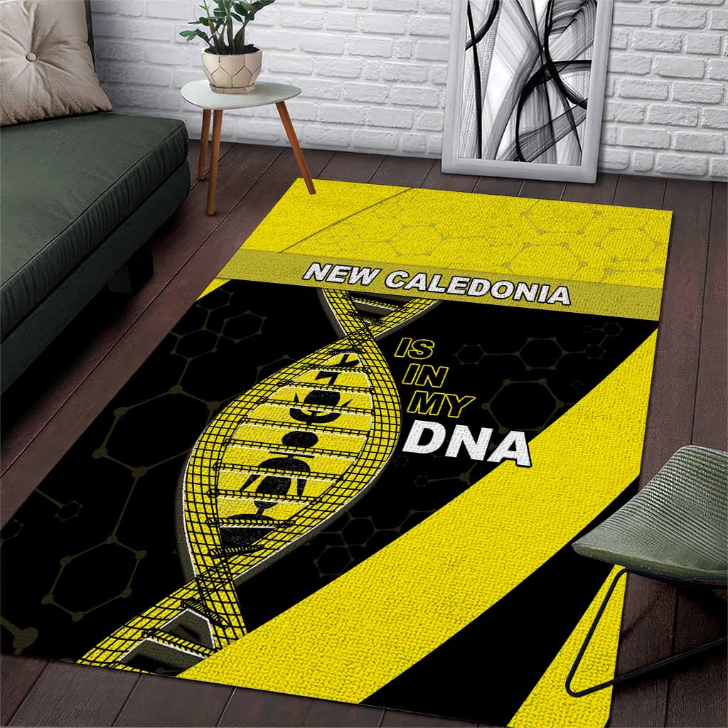 New Caledonia Is In My DNA Area Rug DT05 Yellow - Polynesian Pride