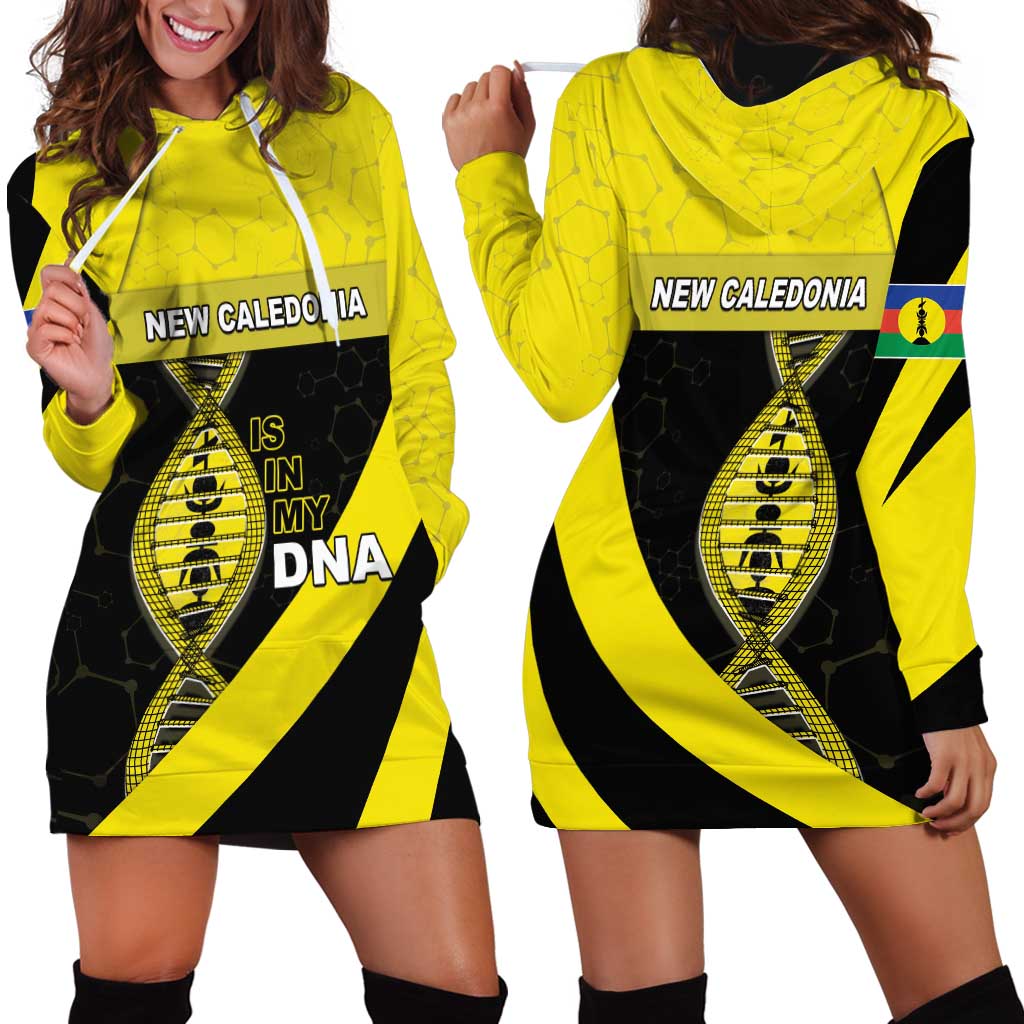 New Caledonia Is In My DNA Hoodie Dress - Polynesian Pride