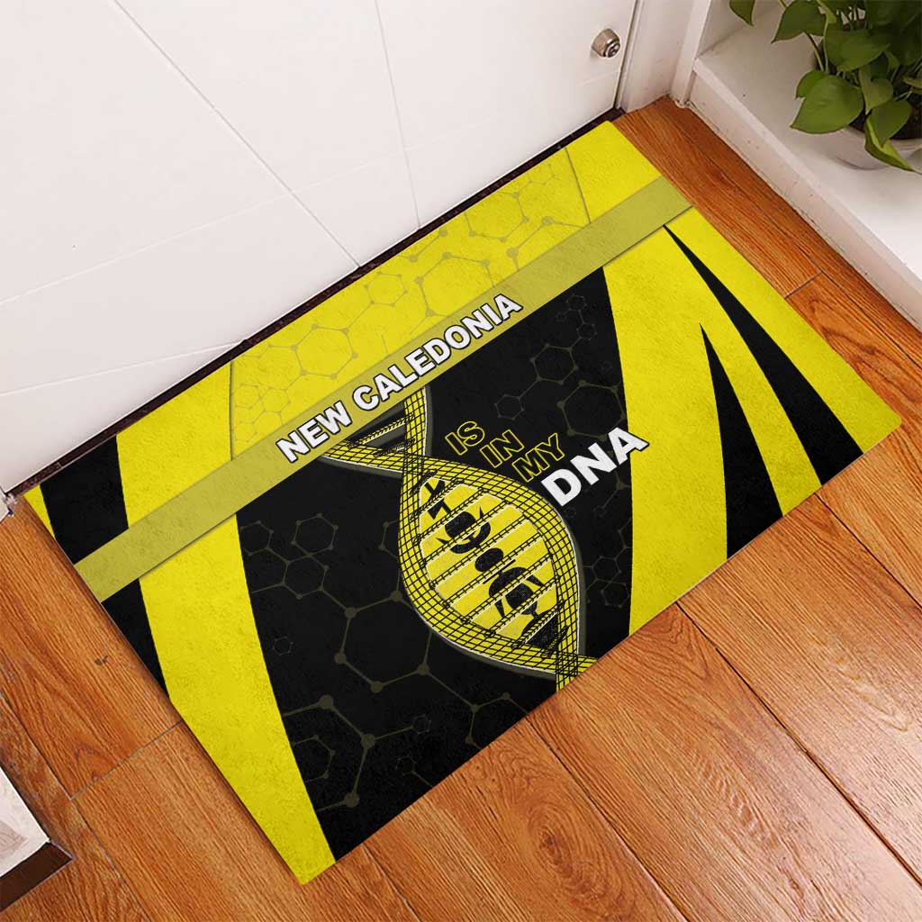 New Caledonia Is In My DNA Rubber Doormat - Polynesian Pride