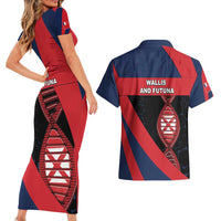 Wallis And Futuna Is In My DNA Couples Matching Short Sleeve Bodycon Dress and Hawaiian Shirt DT05 - Polynesian Pride