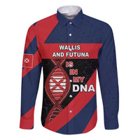 Wallis And Futuna Is In My DNA Family Matching Puletasi and Hawaiian Shirt DT05 Dad's Shirt - Long Sleeve Multicolor - Polynesian Pride