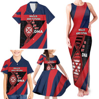 Wallis And Futuna Is In My DNA Family Matching Tank Maxi Dress and Hawaiian Shirt - Polynesian Pride