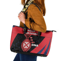 Wallis And Futuna Is In My DNA Leather Tote Bag DT05 Multicolor - Polynesian Pride