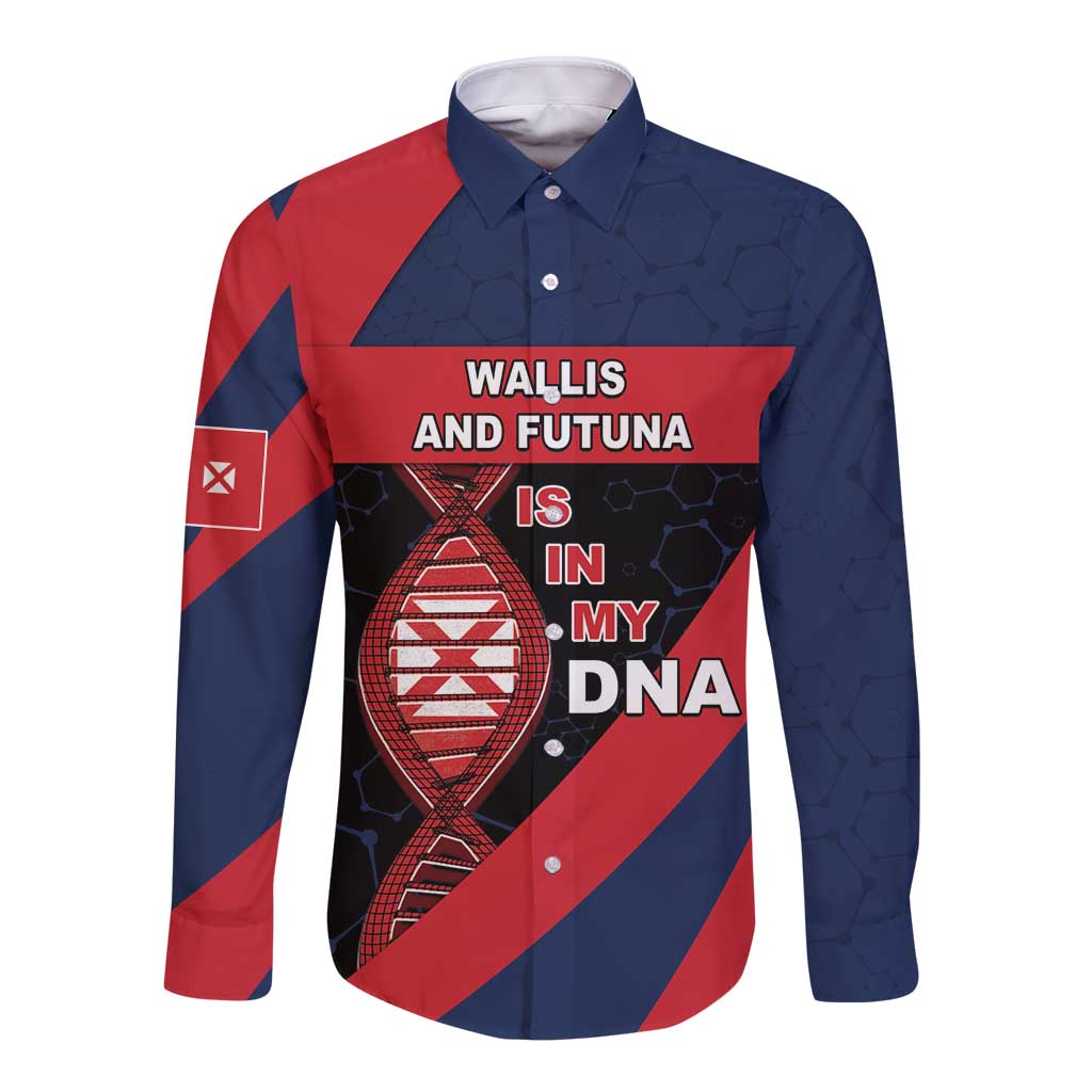 Wallis And Futuna Is In My DNA Long Sleeve Button Shirt DT05 Unisex Multicolor - Polynesian Pride