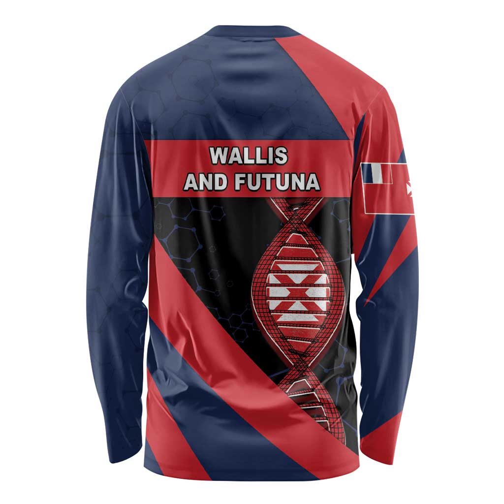 Wallis And Futuna Is In My DNA Long Sleeve Shirt DT05 - Polynesian Pride