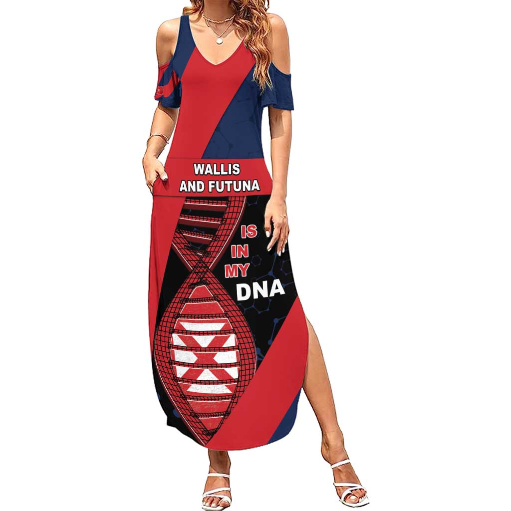 Wallis And Futuna Is In My DNA Summer Maxi Dress - Polynesian Pride