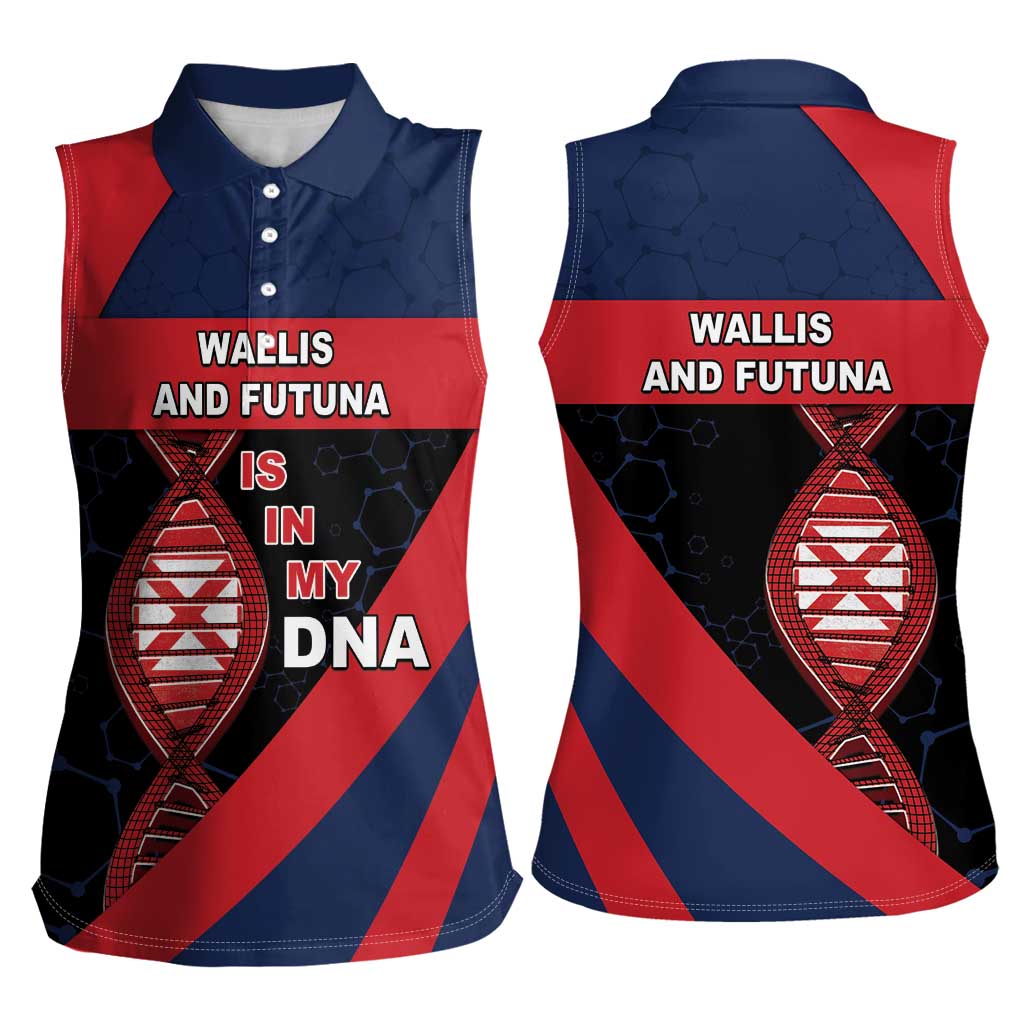 Wallis And Futuna Is In My DNA Women Sleeveless Polo Shirt DT05 - Polynesian Pride