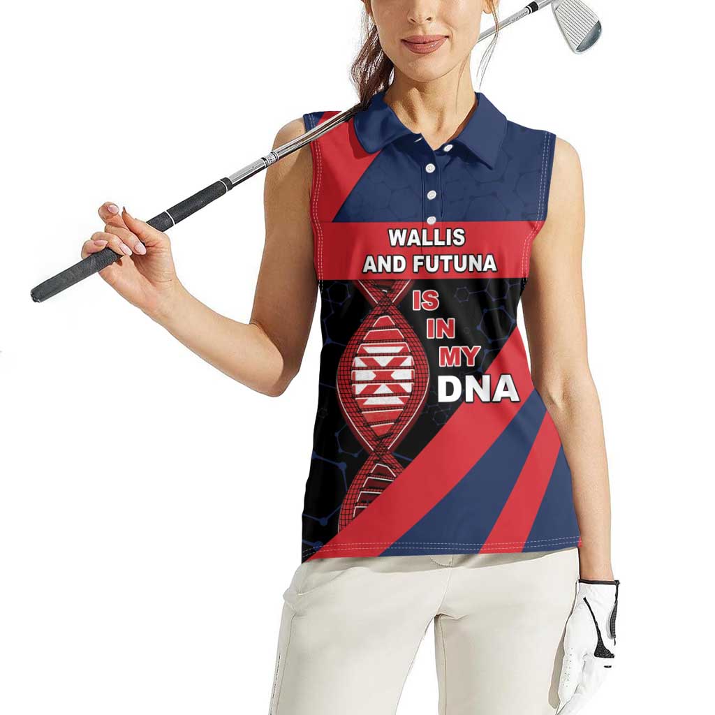 Wallis And Futuna Is In My DNA Women Sleeveless Polo Shirt DT05 - Polynesian Pride