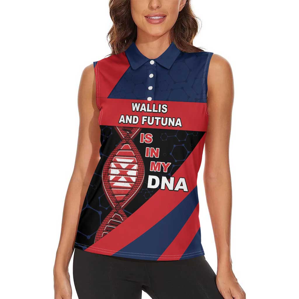 Wallis And Futuna Is In My DNA Women Sleeveless Polo Shirt DT05 - Polynesian Pride