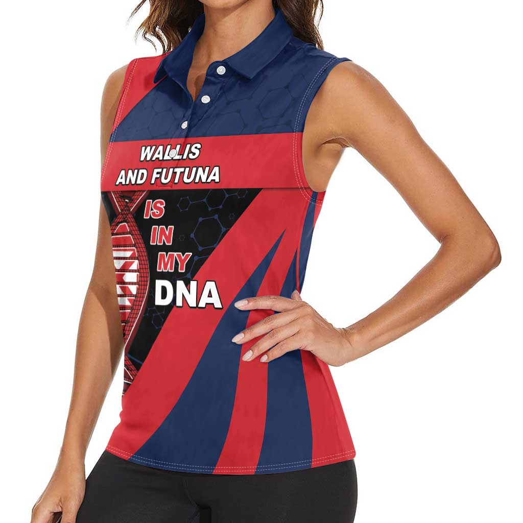 Wallis And Futuna Is In My DNA Women Sleeveless Polo Shirt DT05 - Polynesian Pride