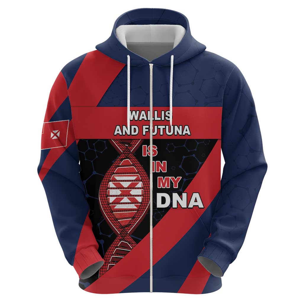 Wallis And Futuna Is In My DNA Zip Hoodie DT05 - Polynesian Pride