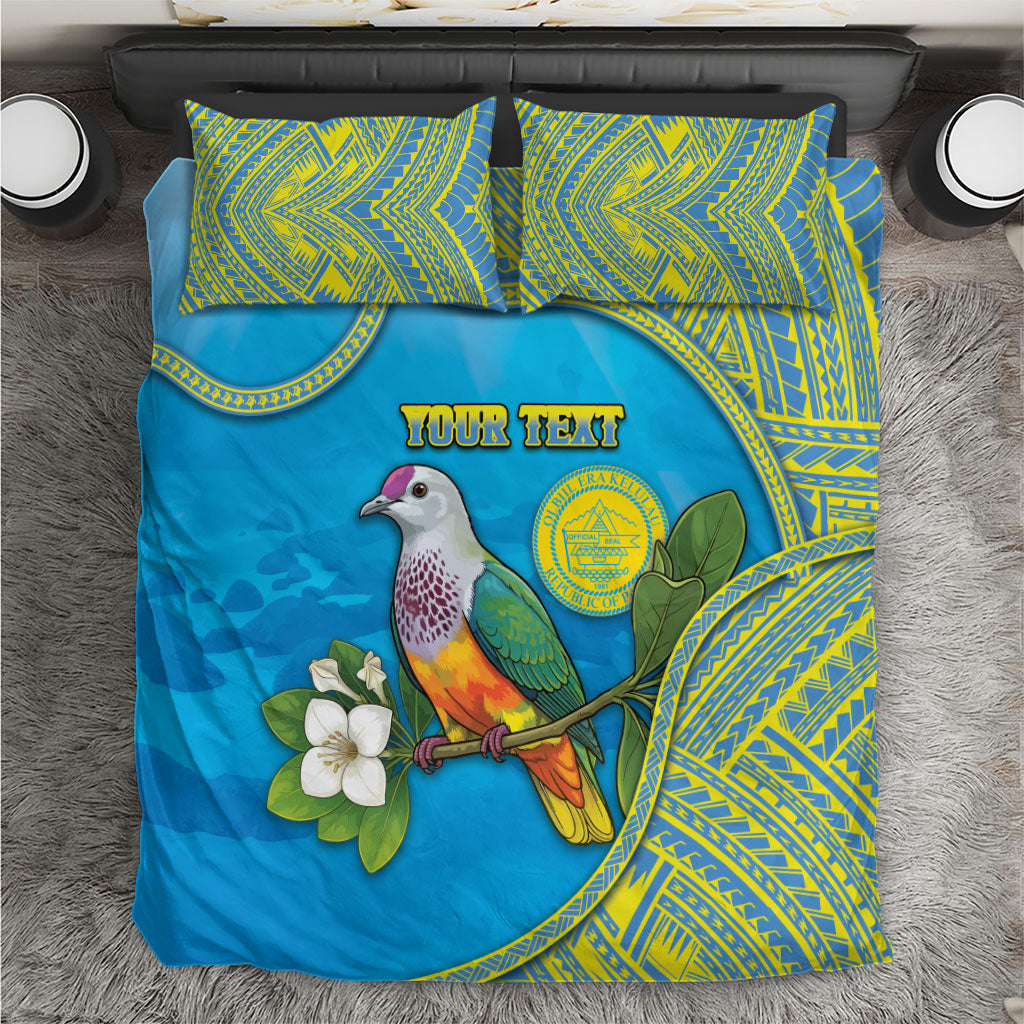 Personalised Palau Biib Bird Bedding Set Rur Flower And Rock Islands Patterns