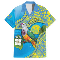 Personalised Palau Biib Bird Family Matching Summer Maxi Dress and Hawaiian Shirt Rur Flower And Rock Islands Patterns