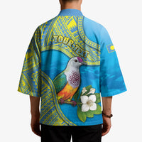 Personalised Palau Biib Bird Kimono Rur Flower And Rock Islands Patterns