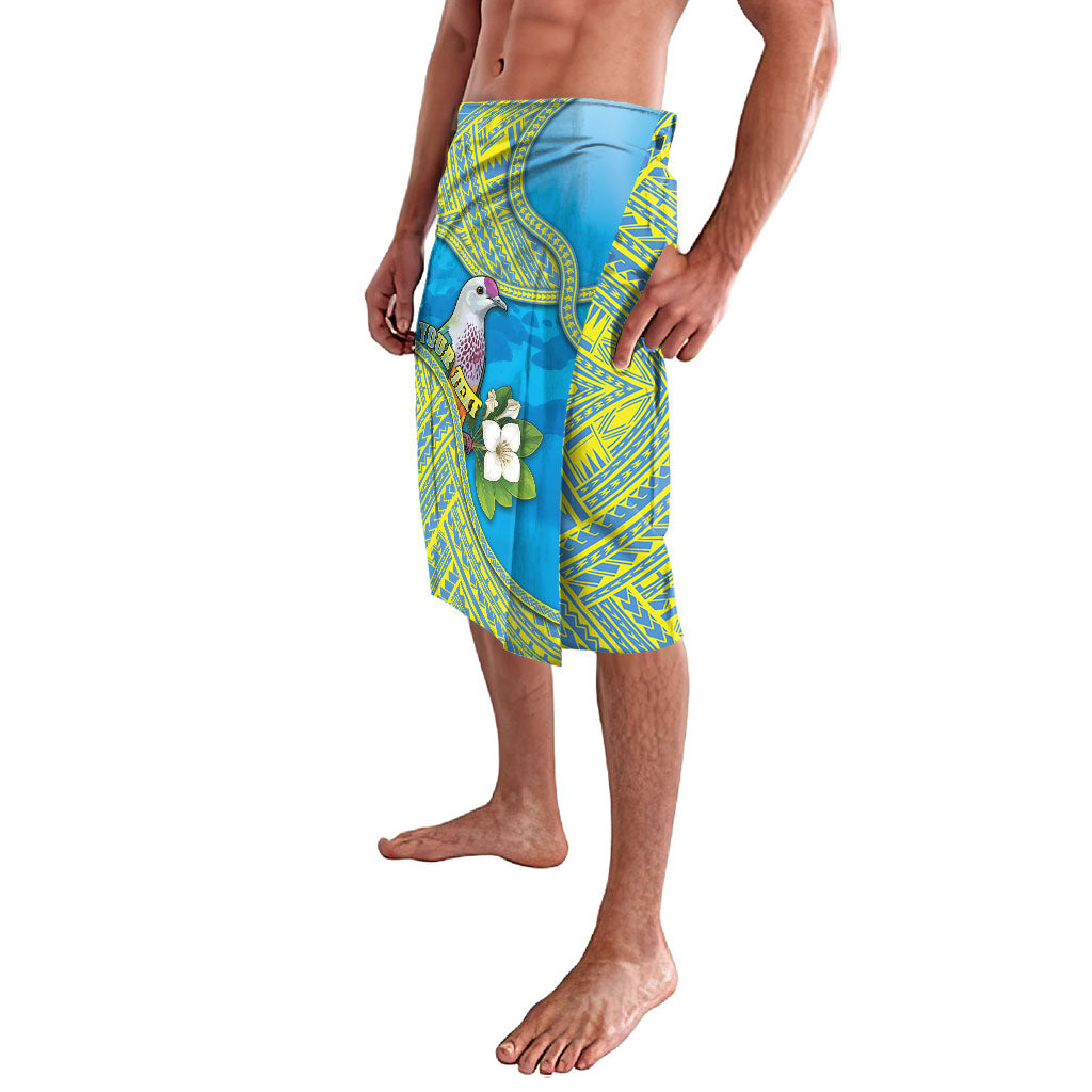 Personalised Palau Biib Bird Lavalava Rur Flower And Rock Islands Patterns
