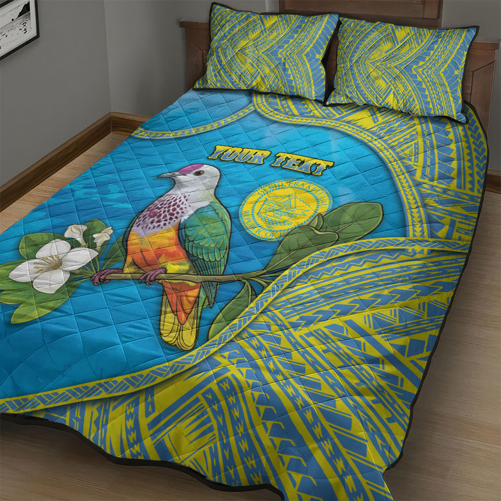 Personalised Palau Biib Bird Quilt Bed Set Rur Flower And Rock Islands Patterns