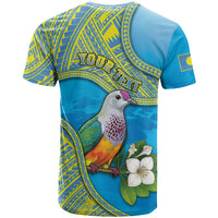 Personalised Palau Biib Bird T Shirt Rur Flower And Rock Islands Patterns