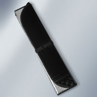 Guam Liberation Day Auto Sun Shade Black White Latte Stone Tribal Patterns