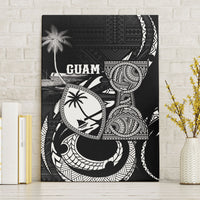 Guam Liberation Day Canvas Wall Art Black White Latte Stone Tribal Patterns