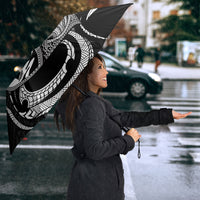 Guam Liberation Day Umbrella Black White Latte Stone Tribal Patterns