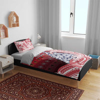 American Samoa Christmas Bedding Set Seashell Xmas Tree Tribal Waves DT05 - Polynesian Pride