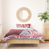 American Samoa Christmas Bedding Set Seashell Xmas Tree Tribal Waves DT05 - Polynesian Pride