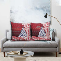 American Samoa Christmas Pillow Cover Seashell Xmas Tree Tribal Waves DT05 - Polynesian Pride