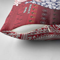 American Samoa Christmas Pillow Cover Seashell Xmas Tree Tribal Waves DT05 - Polynesian Pride