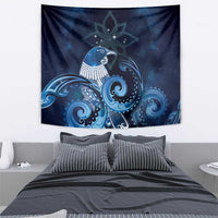 New Zealand Matariki Tapestry Maori Tui Bird Blue Galaxy DT05 - Polynesian Pride