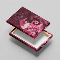 New Zealand Matariki Canvas Wall Art Maori Tui Bird Magenta Galaxy