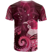 New Zealand Matariki T Shirt Maori Tui Bird Magenta Galaxy DT05 - Polynesian Pride