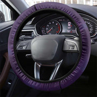 New Zealand Matariki Steering Wheel Cover Maori Tui Bird Purple Galaxy DT05 - Polynesian Pride