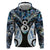 New Zealand Aotearoa Hoodie Pikorua Single Twist Green Paua Shell