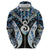 New Zealand Aotearoa Hoodie Pikorua Single Twist Green Paua Shell