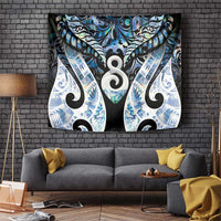 New Zealand Aotearoa Tapestry Pikorua Single Twist Green Paua Shell