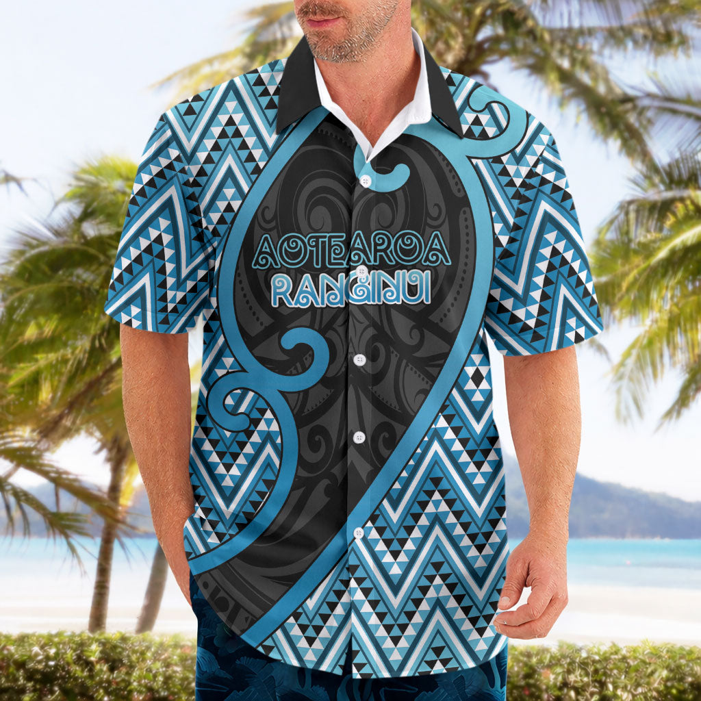 Custom Aotearoa Atua Ranginui Hawaiian Shirt Maori Sky Father Koru Patterns